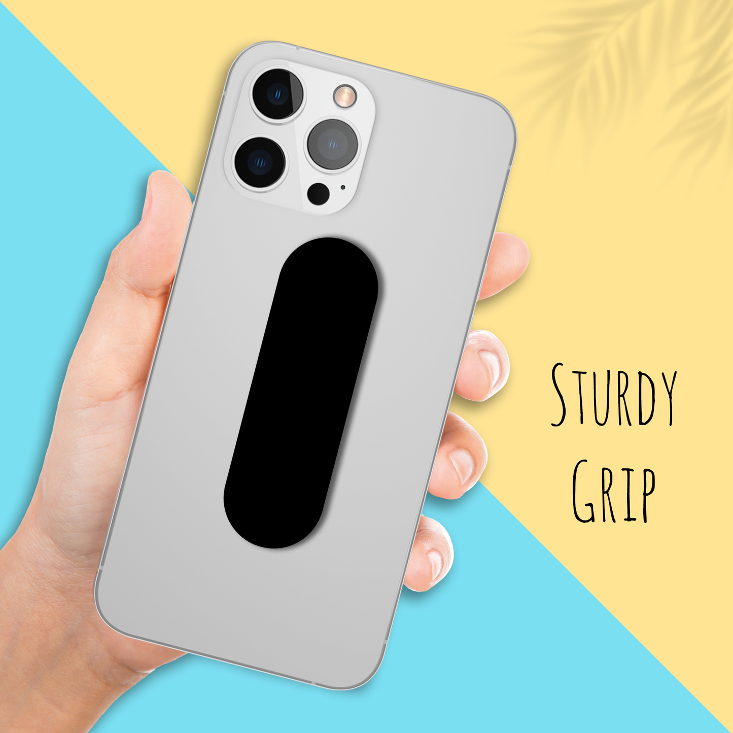 Finger Grip & Selfie Holder - Black (Pack of 3)