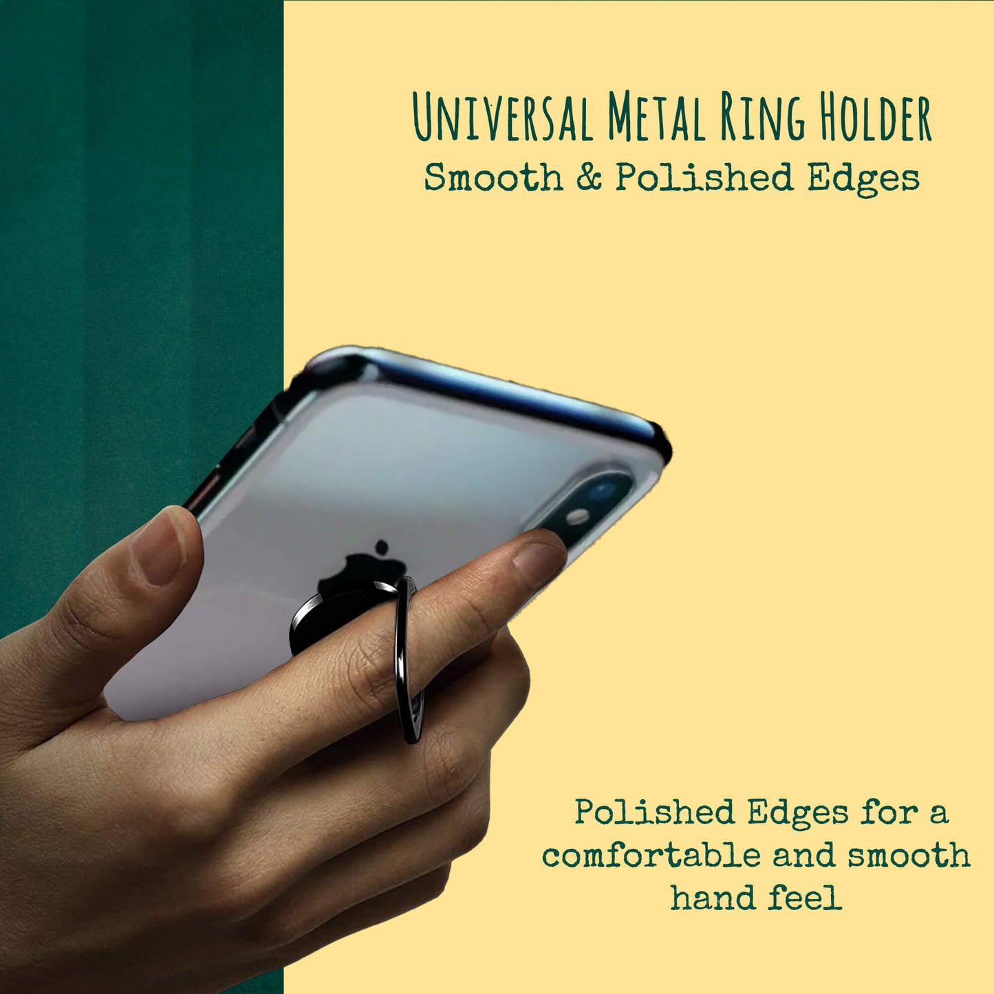 Finger Grip & Selfie Holder - Metal (Gold)