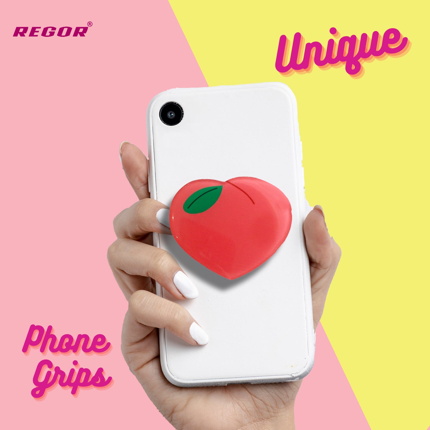Phone Grip & Selfie Holder - Red Fruit