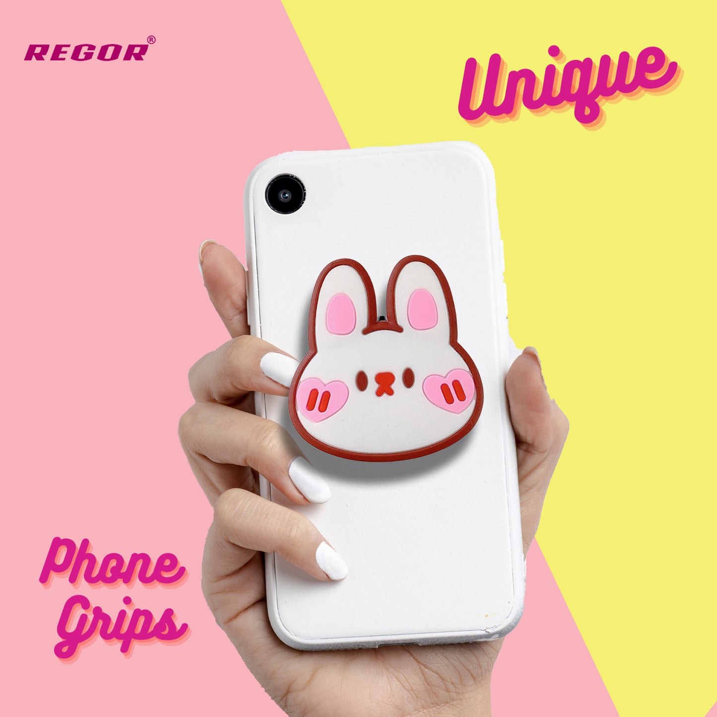 Phone Grip & Selfie Holder - Bunny