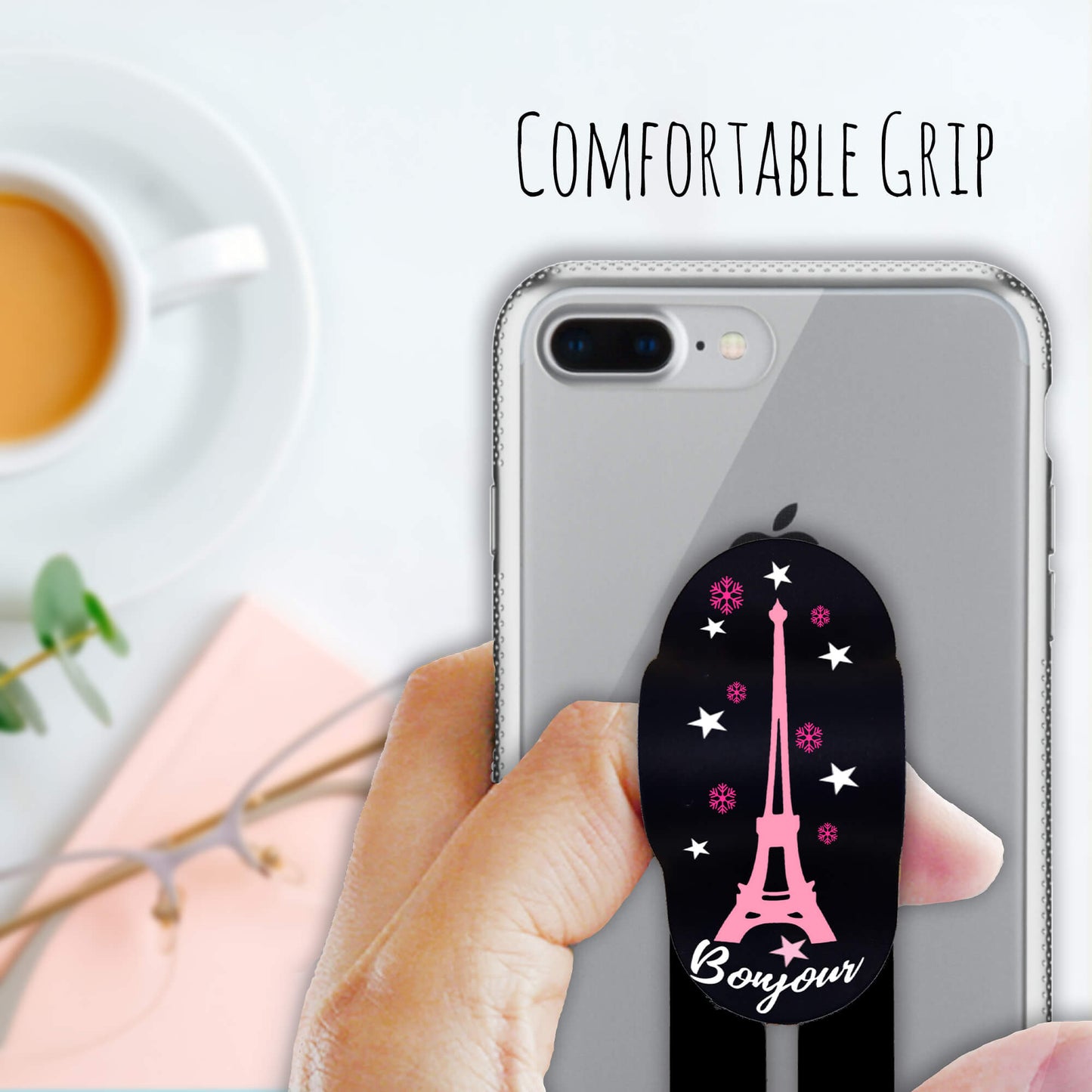 Finger Grip & Selfie Holder - Eiffel