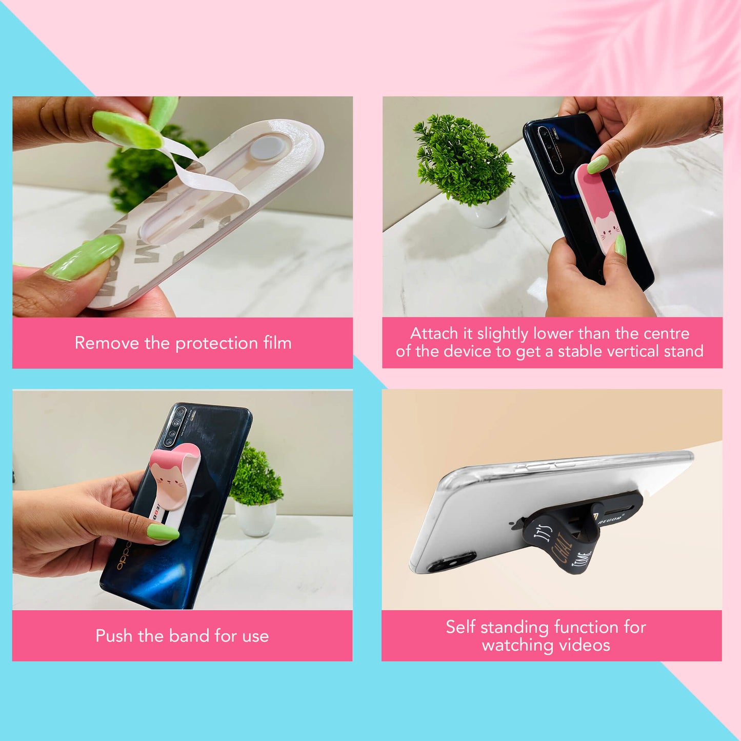 Finger Grip & Selfie Holder - K-Phone