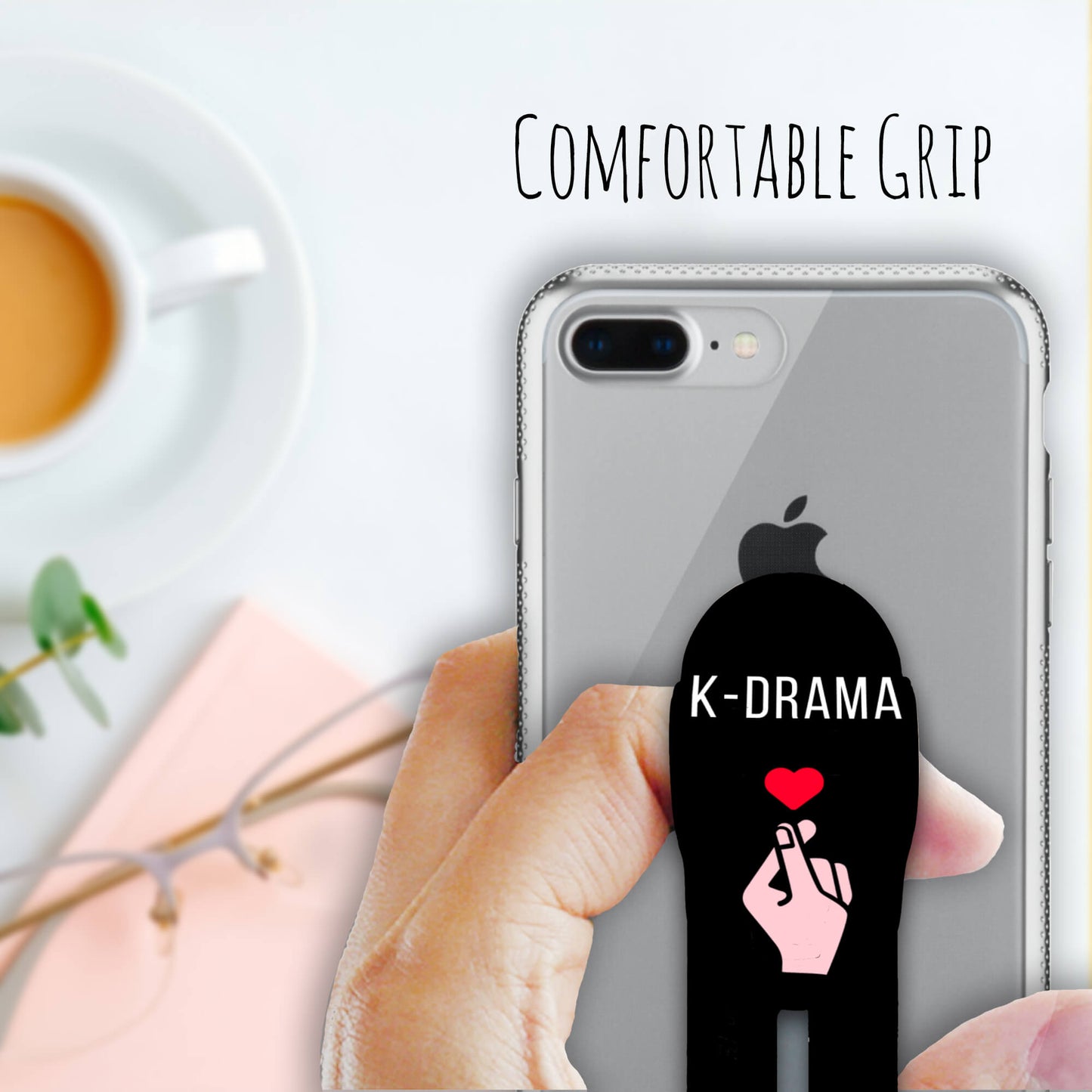 Finger Grip & Selfie Holder - K Drama