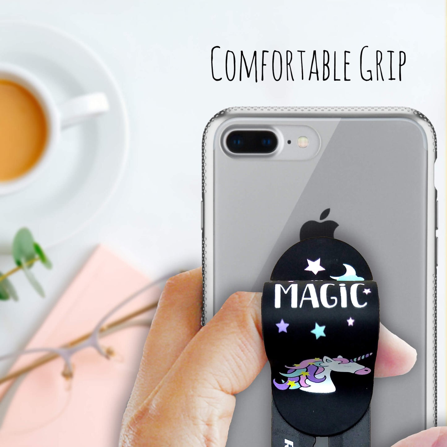 Finger Grip & Selfie Holder - Unicorn