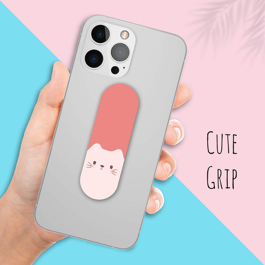 Finger Grip & Selfie Holder - Cute Kitty