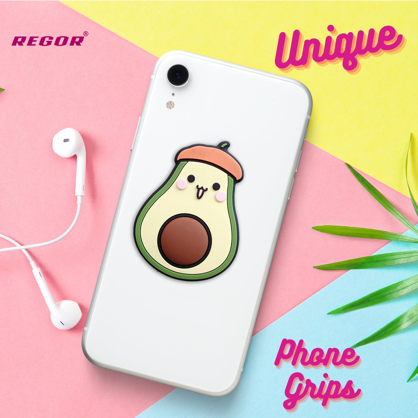 Phone Grip & Selfie Holder - Avocado
